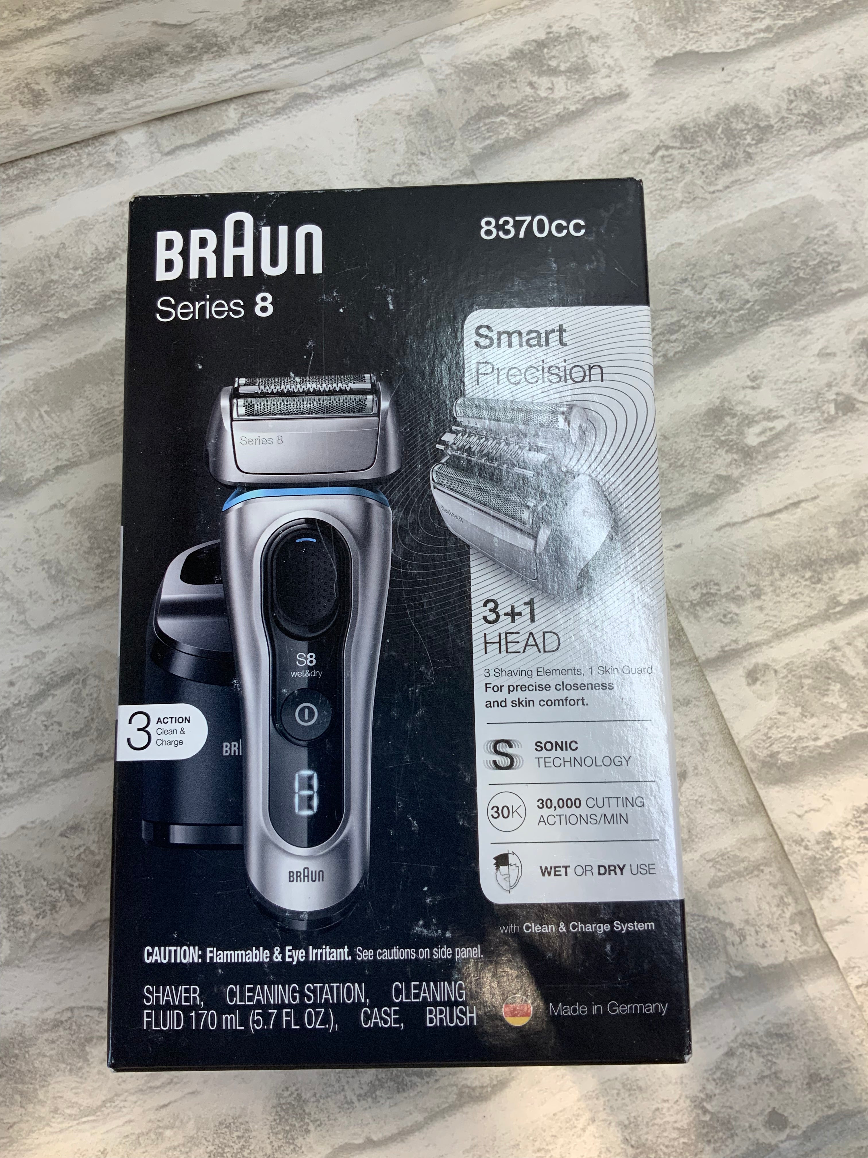 Braun Series 8 8370cc, Electric Shaver, Rechargeable & Cordless Razor (7588052467950)
